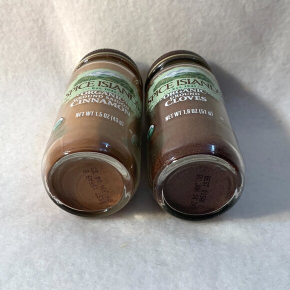 Lot of 2 Spice Islands Seasonings Glass Jars PreOwned Expired - Picture 2 of 4